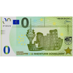 0 Euro biljet Rheinturm Düsseldorf